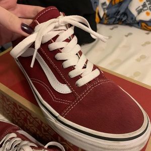 maroon vans